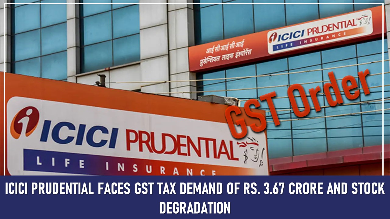 ICICI Stock Price Decline amid GST Order of Rs. 3.67 Crore
