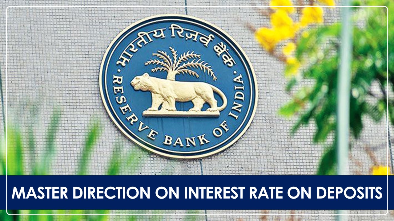 RBI Master Direction on Interest Rate on Deposits