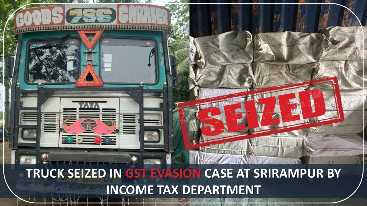 Assam: Truck Seized in GST Evasion Case in Srirampur by Income Tax Department