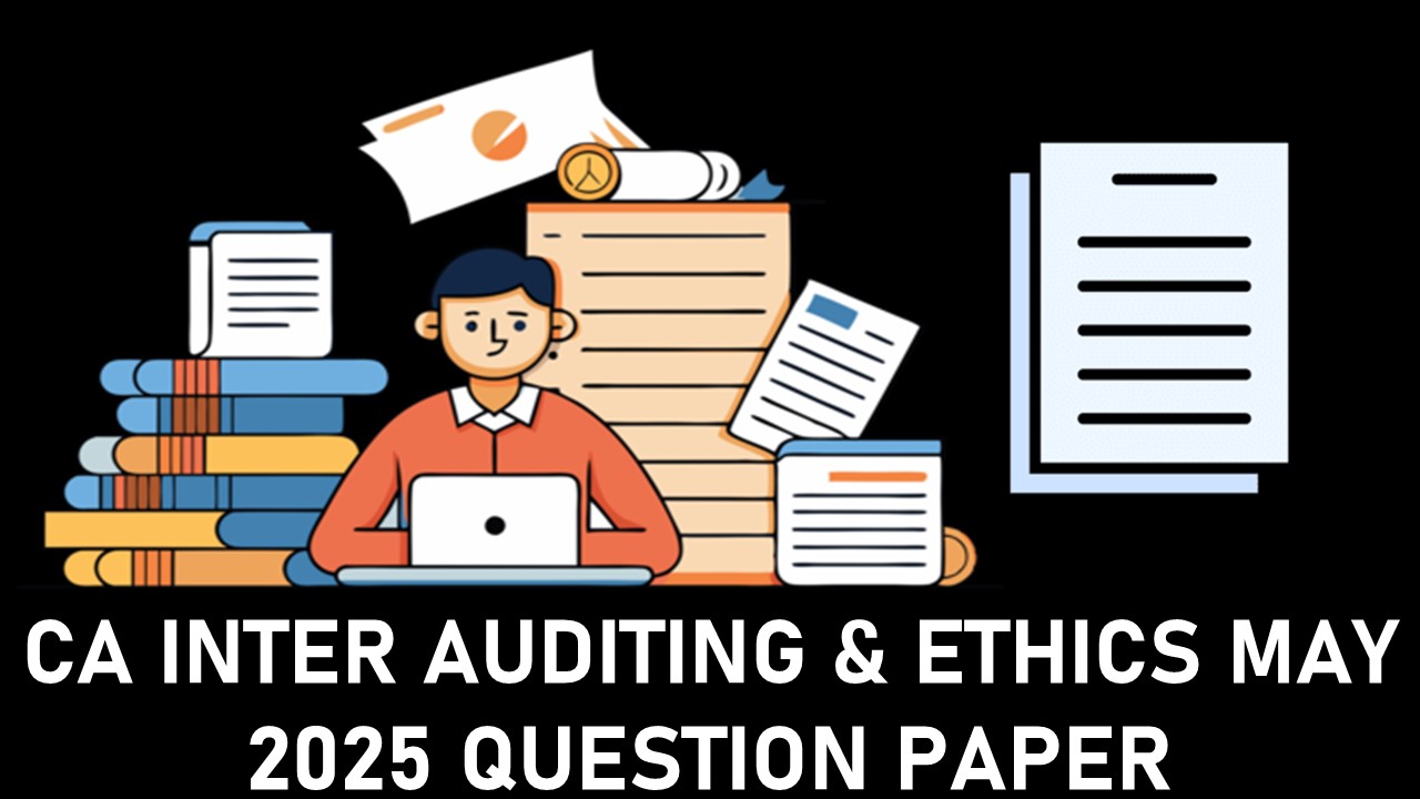 CA Inter Auditing & Ethics May 2025 Question