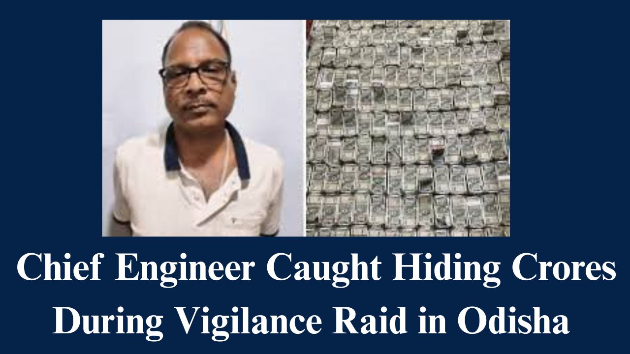 Chief Engineer Caught Hiding Crores During Vigilance Raid in Odisha