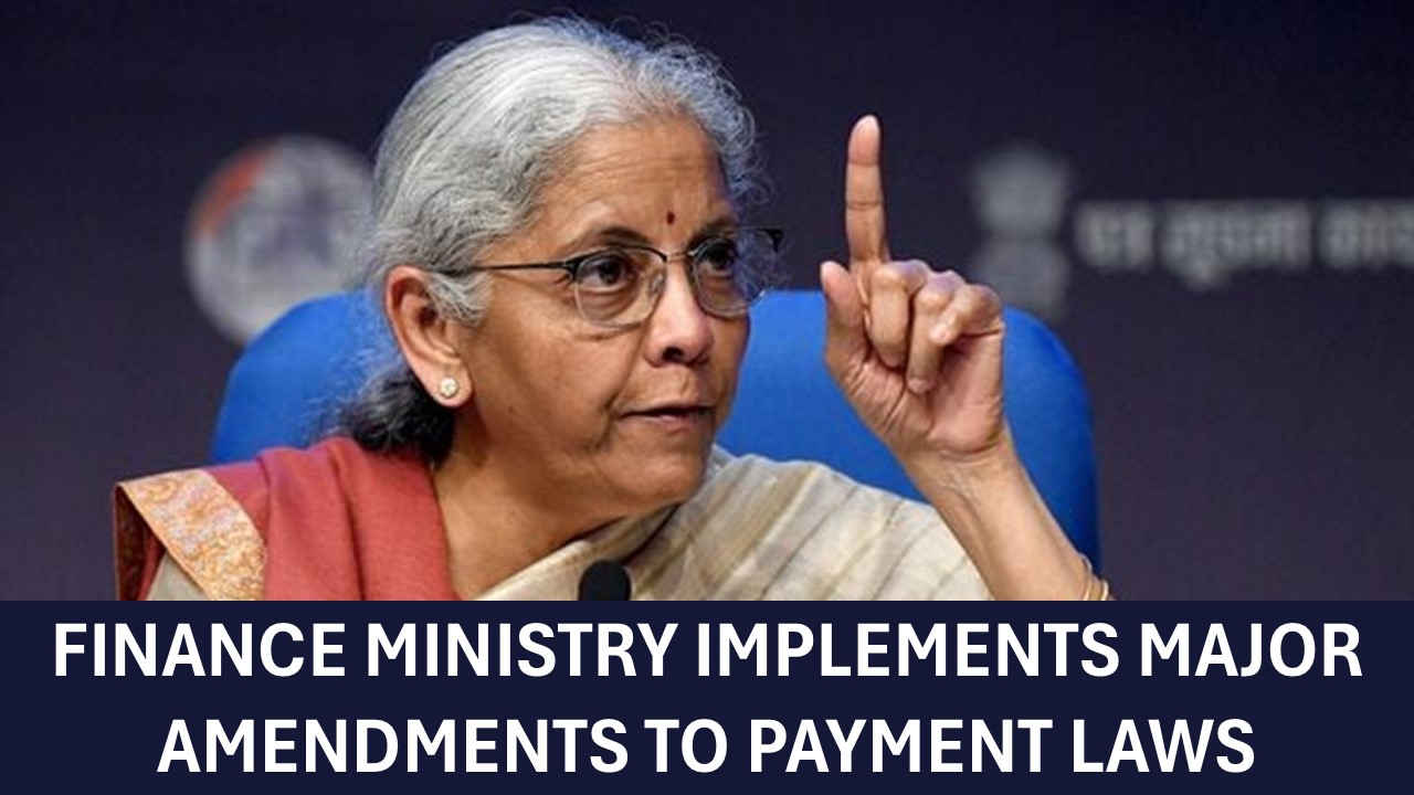 Finance Ministry notifies major law change for digital payments: Know more
