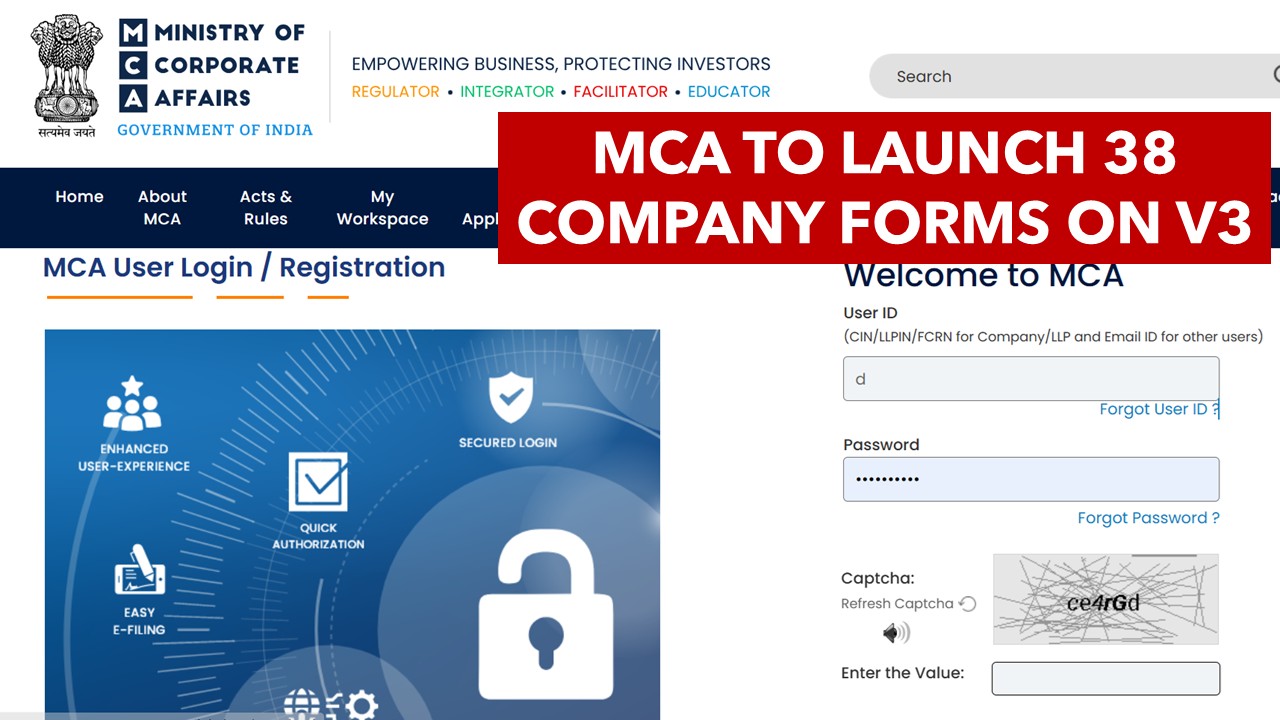 MCA to launch final set of 38 Company Forms on V3: Know More