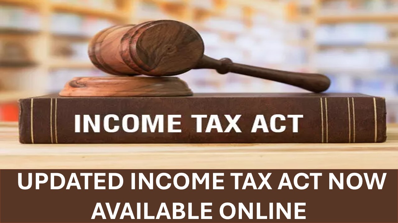 CBDT Publishes Revised Income-tax Act, 1961 with 2025 Amendments