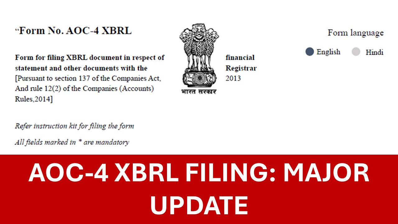 Company Annual filing 2025: Signed PDF Financials Now Required with AOC-4 XBRL Filing