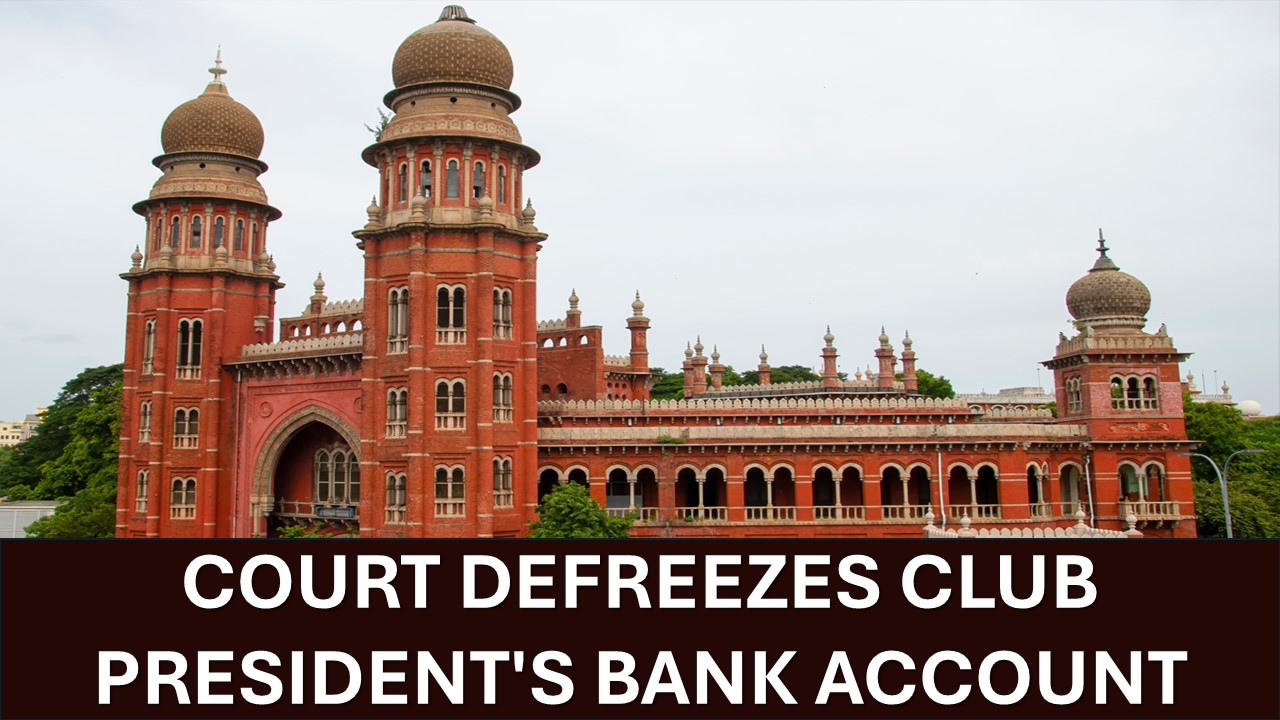 President not liable for clubs taxes: High Court Unfreezes Bank Account