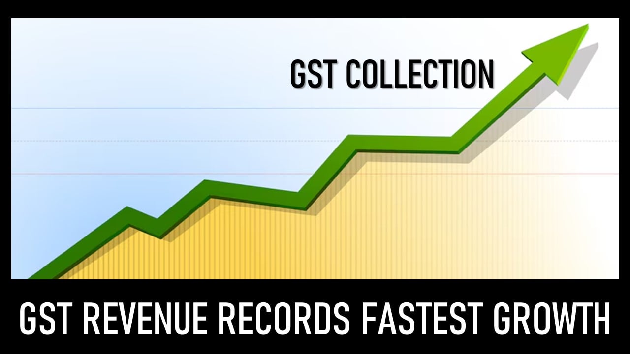 GST Revenue Records Fastest Growth Since 2022 With 16% Increase