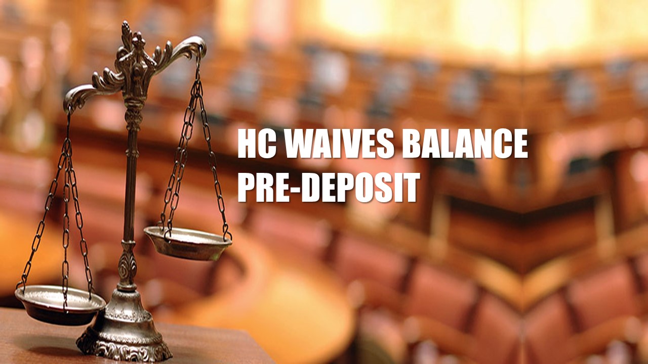Service Tax: Delhi High Court Waives Balance Pre‑Deposit; Directs CESTAT to Hear Appeal on Merits