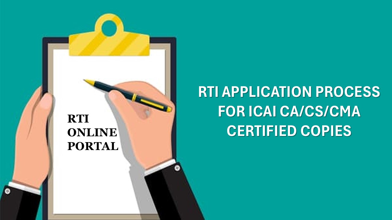 CA Students: Think You Deserved More Marks in CA Exams? How to File RTI and Check
