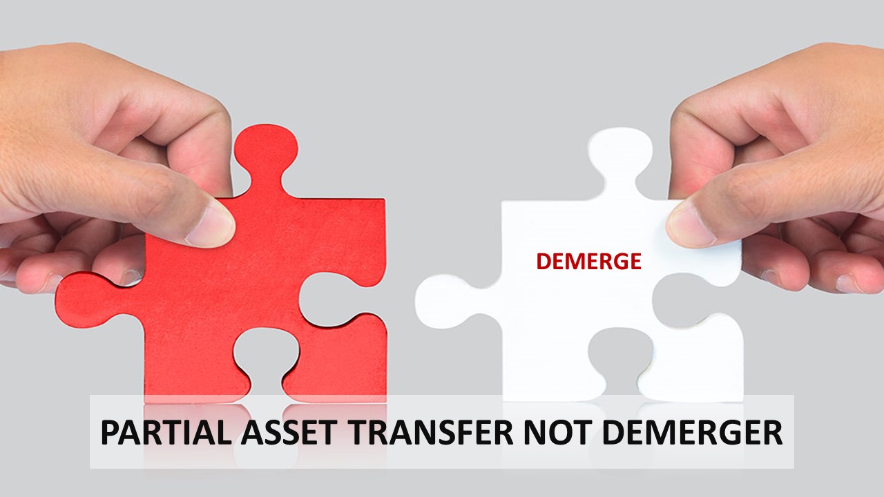 HC: Partial Asset Transfer Not a Demerger, Carry Forward of Losses Allowed