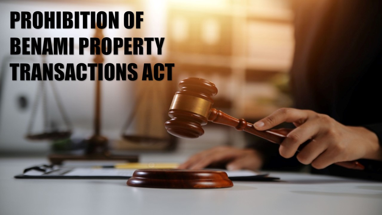MOF Notification on Designation of Special Court in Raipur for Trial of Offences Punishable Under Benami Transaction Act