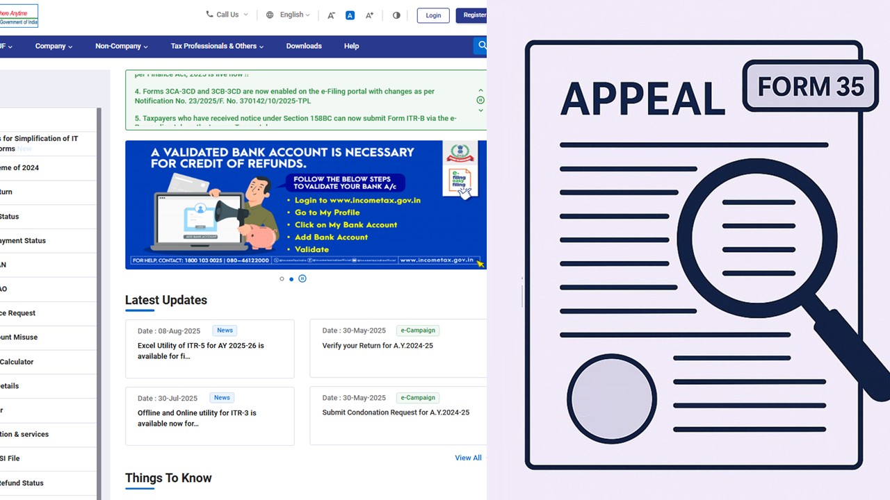 Income Tax: Filing Appeal in Form 35? Don't Miss These New Filing Changes