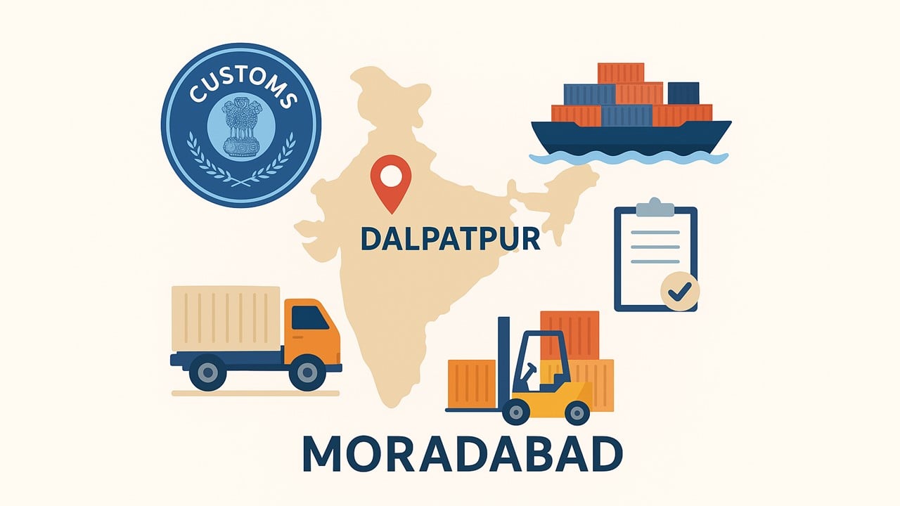 Dalpatpur, Moradabad Declared as Place for Unloading Goods and Loading Export Good