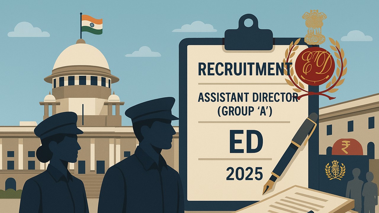 Finance Ministry Unveils New 2025 Rules for ED Assistant Director Recruitment [Read Notification]