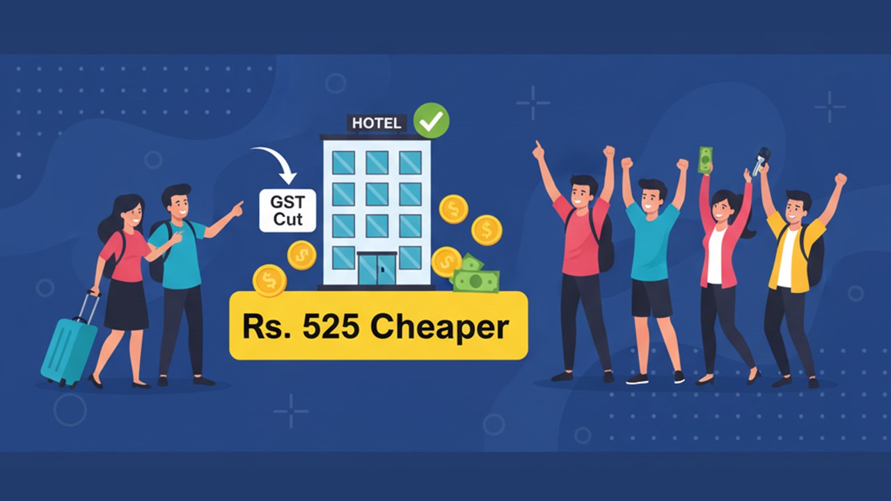 Travel Gets Affordable: GST Cut Makes Mid-Range Hotels Up to Rs. 525 Cheaper