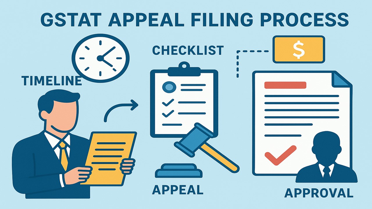GSTAT Appeal Filing: Staggered Schedule and Process, Step-by-Step Process to file appeal on GSTAT