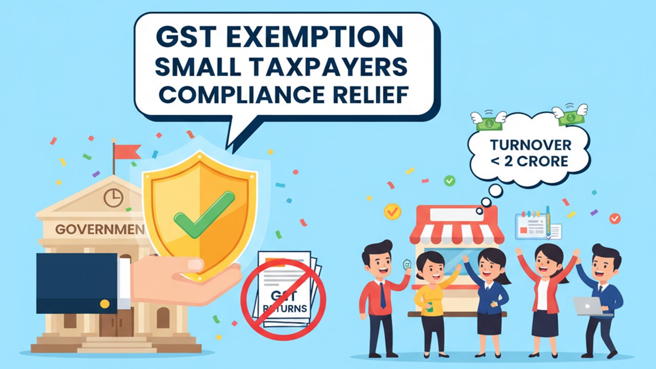 Government Gives lifetime Exemption From Filing this GST Return