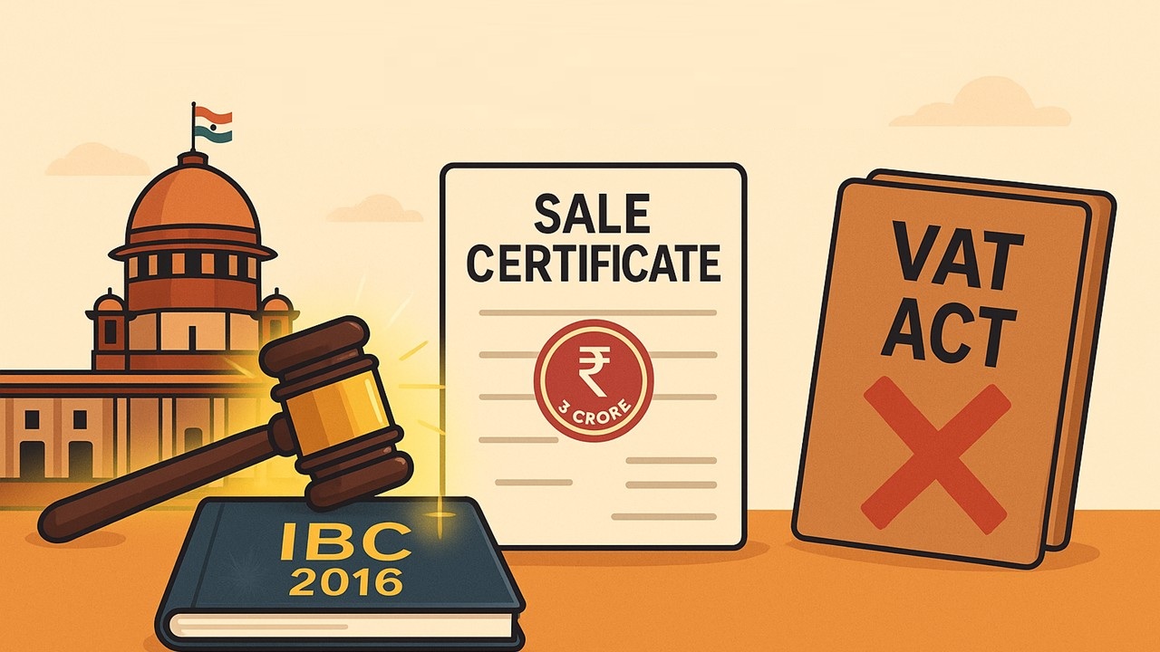 Property Sale Drama: High Court Says IBC prevails over Old VAT Attachments