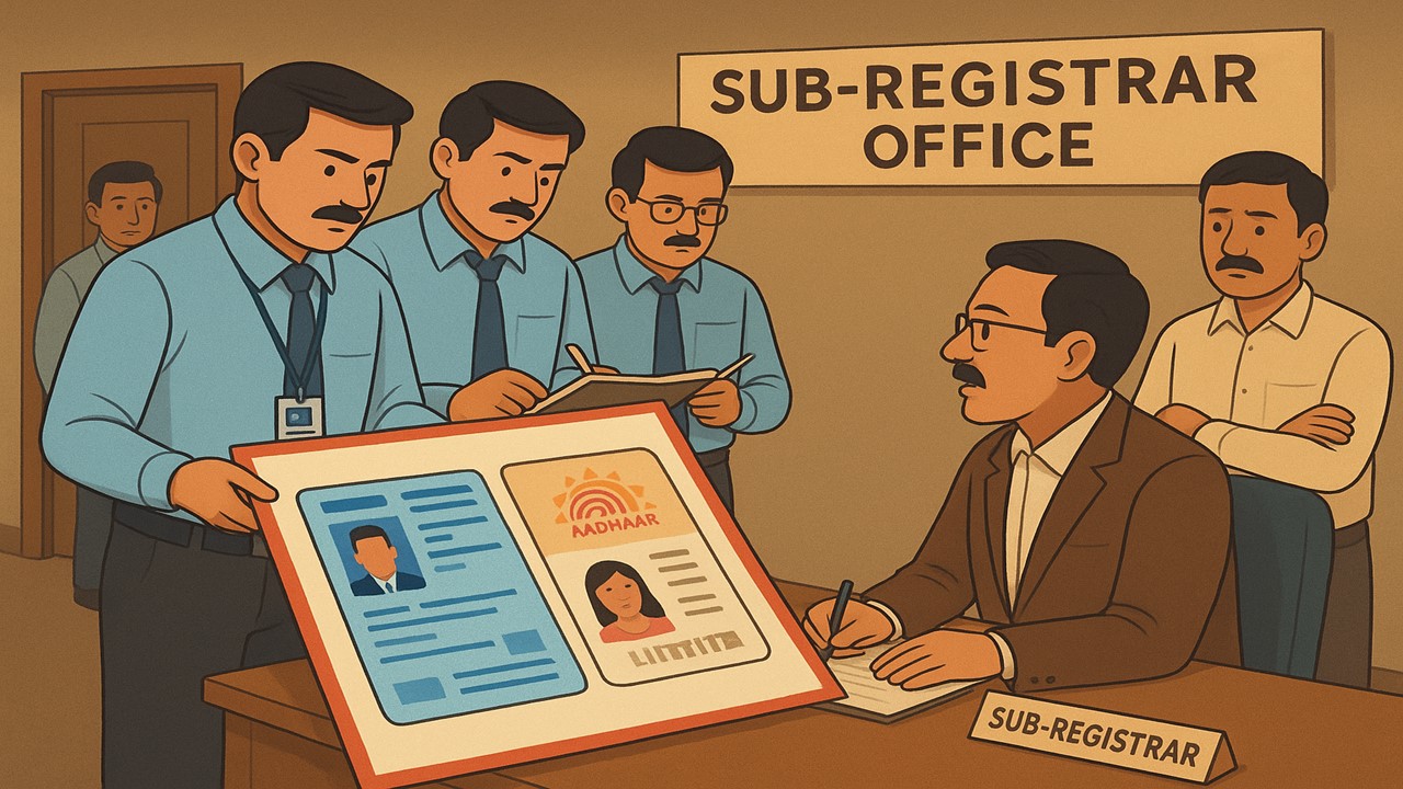 Income Tax Department Cracks Down on Fake PAN-Aadhaar Use in Land Registrations