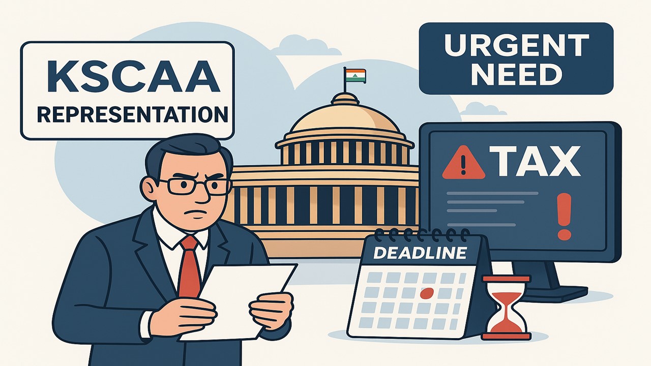 KSCAA writes to PM: Urgent Need to Extend Tax Filing Deadlines Amid Portal Challenges