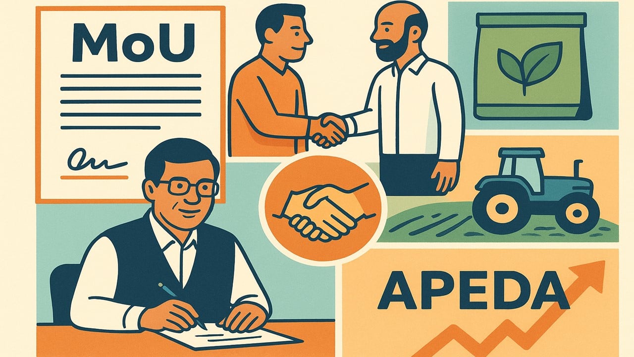New MoU Signed: NCEL & APEDA to Empower Cooperative Societies for Exports