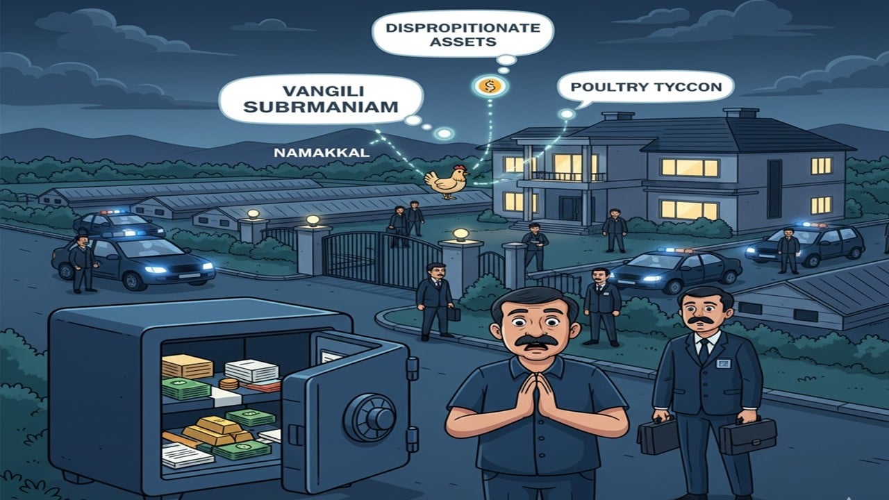 Massive IT Raid Targets Tamil Nadu Poultry Farm Owner's Premises Over Asset Discrepancy