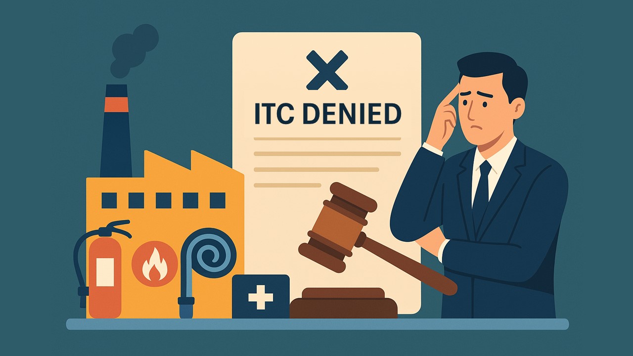 GST: AAR Denies ITC on Firefighting and Public Health Equipment for Factory Expansion