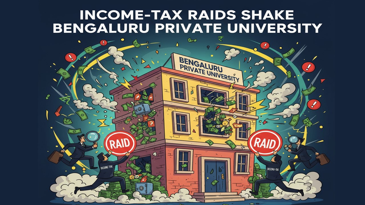 Income-Tax Raids Shake Bengaluru Private University Over Alleged Tax Evasion