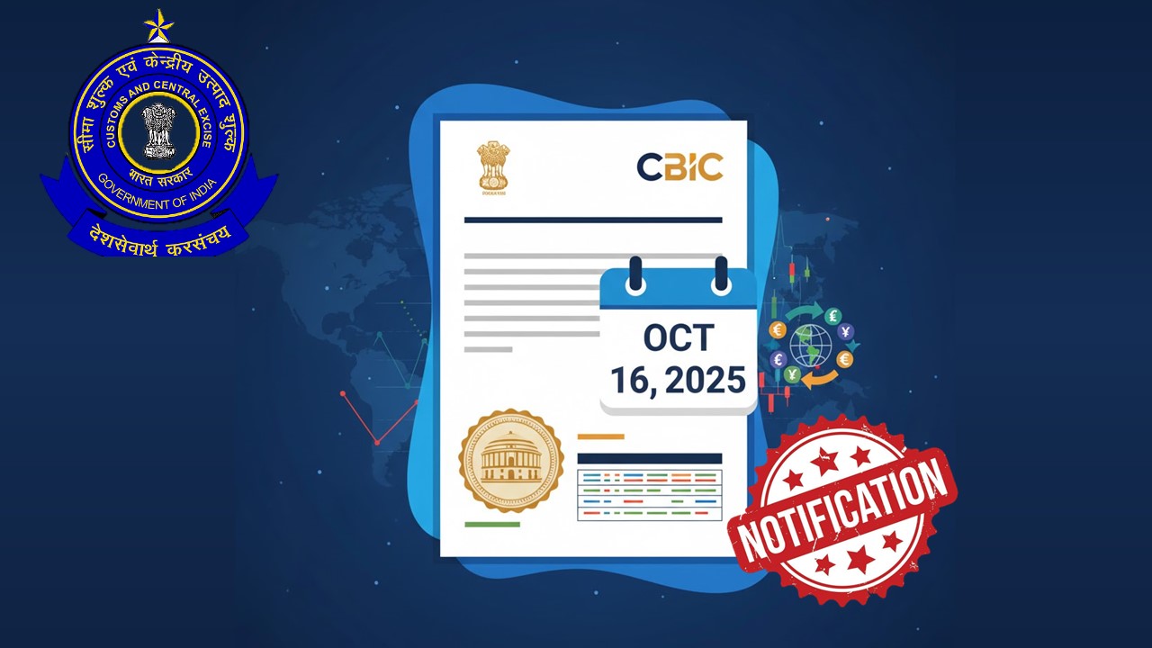 Big Customs Update: CBIC notifies Gold, Silver & Oil Tariff Values [Read notification]
