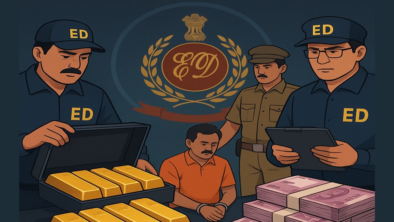 Enforcement Directorate Confiscates 40 Kg Gold Worth Rs 50 Crore in Karnataka Online Betting Scam