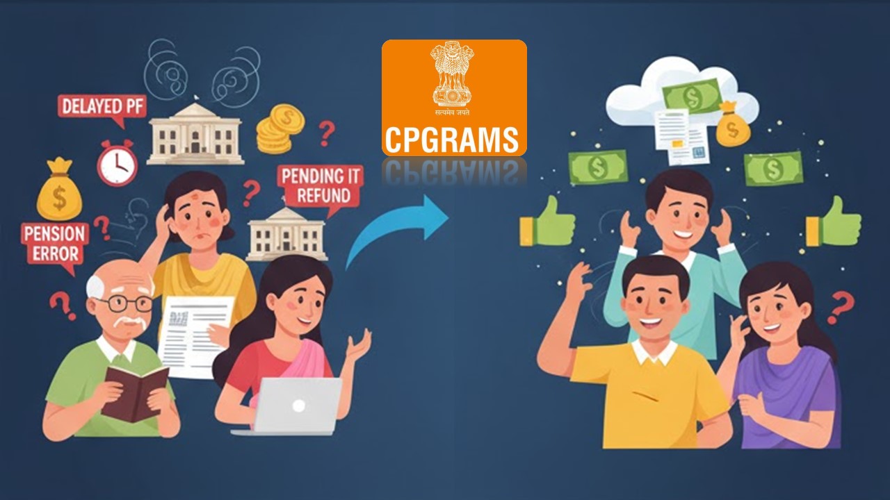 Facing PF, Pension, or Tax Refund Issues? Here’s How CPGRAMS Can Help