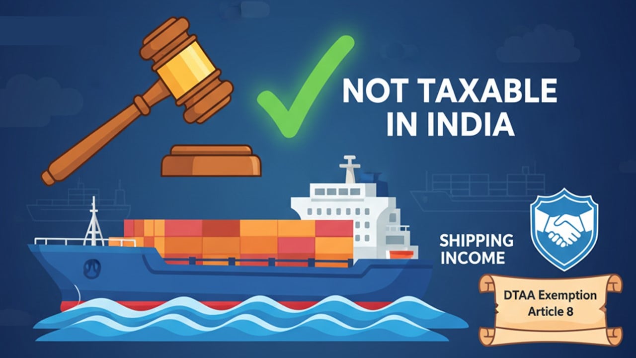 ITAT Confirms DTAA Exemption under Article 8, Holding Shipping Income Not Taxable in India
