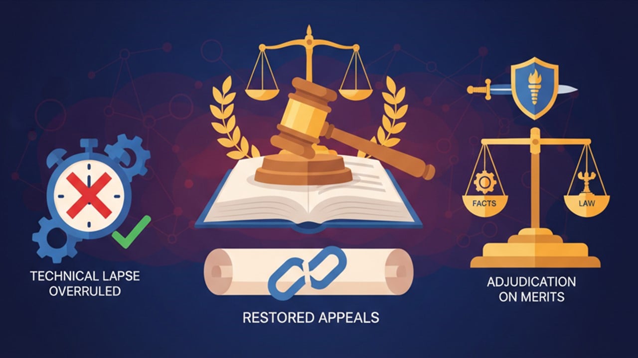 ITAT Restores Appeals Dismissed for Technical Lapse, Directs Adjudication on Merits