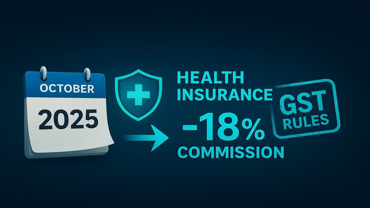 Private Insurers Slash Agent Commissions Amid GST Changes on Health Insurance from October 2025