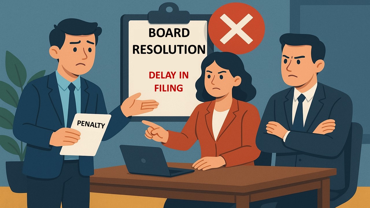 ROC Levies Penalty on Company for Delay in Filing Board Resolution