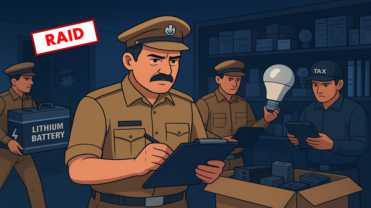 GST of Rs. 8 Crore Evaded by Firms Trading in Electrical Goods in Haridwar