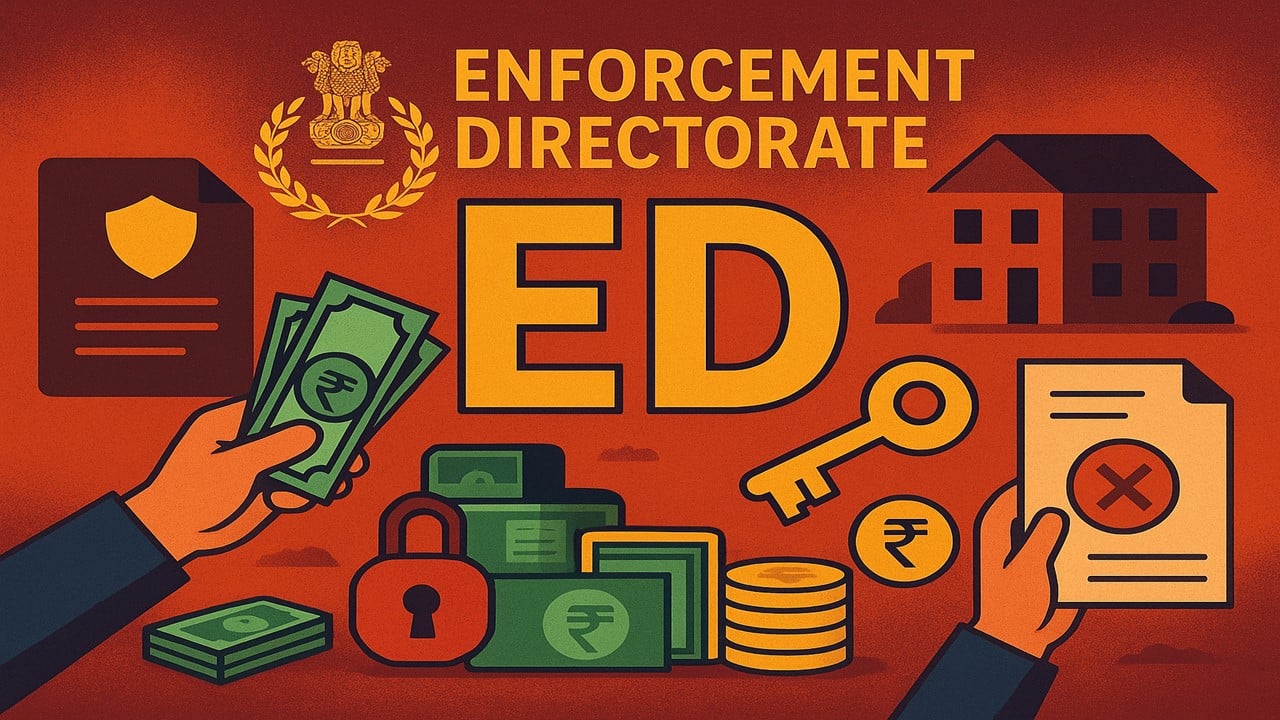 Rs. 152.9 Crore Loan Scam: ED Seizes Properties, Cash in Multi-State Raids