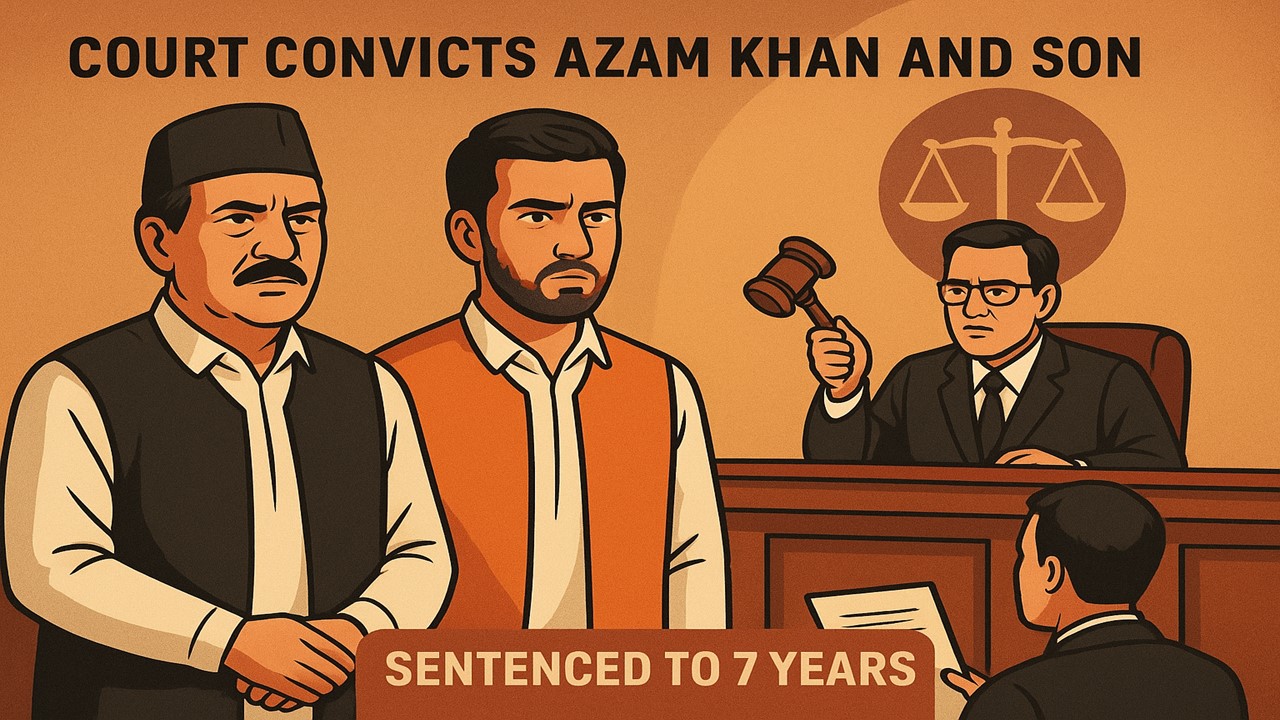 Court Convicts Azam Khan and Son in 2019 Dual PAN Card Forgery Case; Sentenced to 7 Years