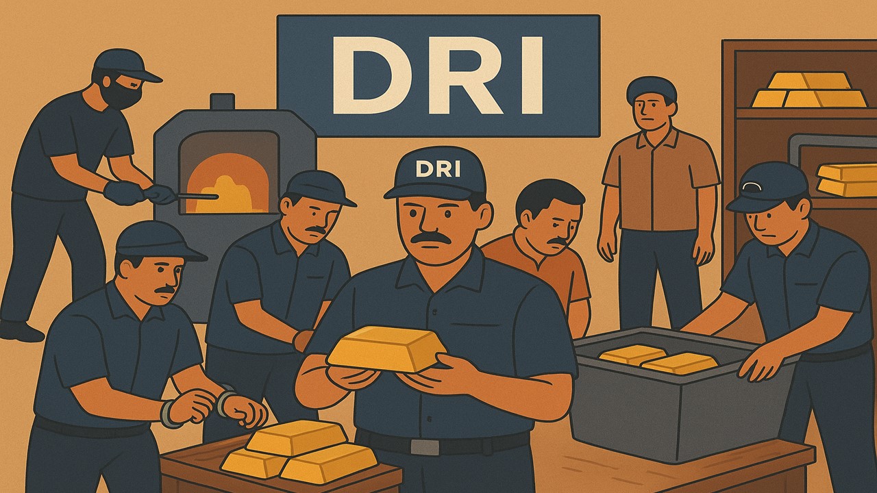 DRI Busts Major Gold Smuggling Racket in Mumbai Under "Operation Bullion Blaze"