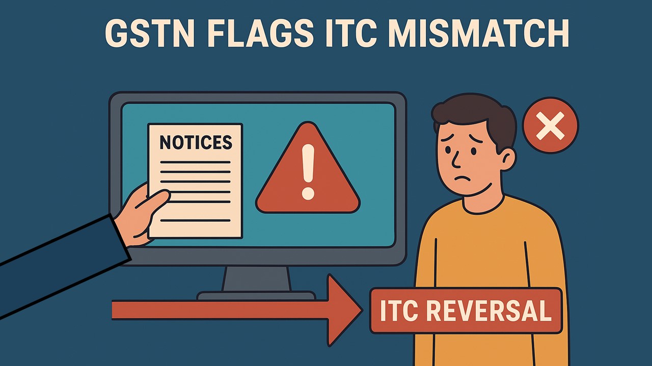 GSTN Flags ITC Mismatch: Rule 37A Triggers Major ITC Reversal Drive for FY 2024-25