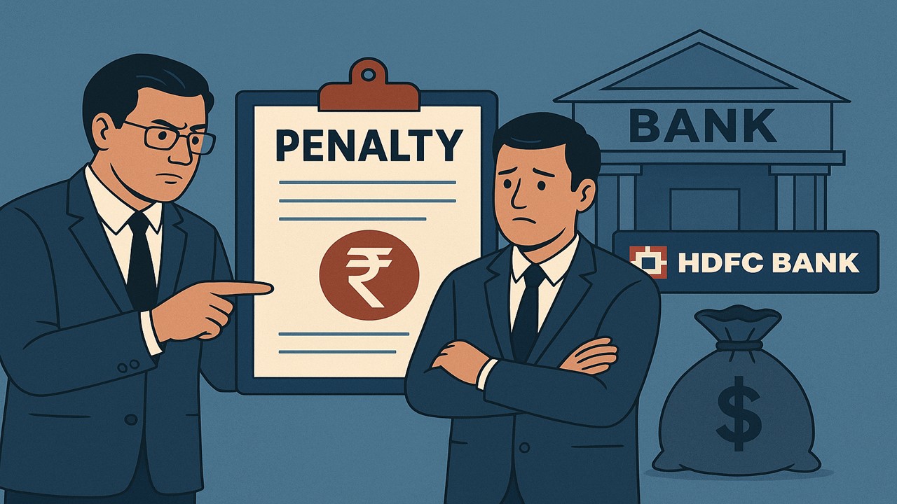 HDFC Bank Penalised by RBI for Irregular Benchmarking, Subsidiary Operations, and KYC Lapses