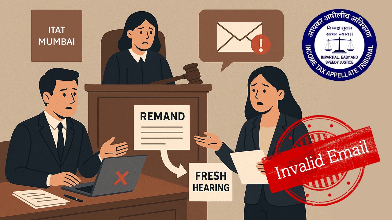 ITAT Remands Case to CIT(A) for Fresh Hearing After Non-Service of Notices Due to Inactive Email