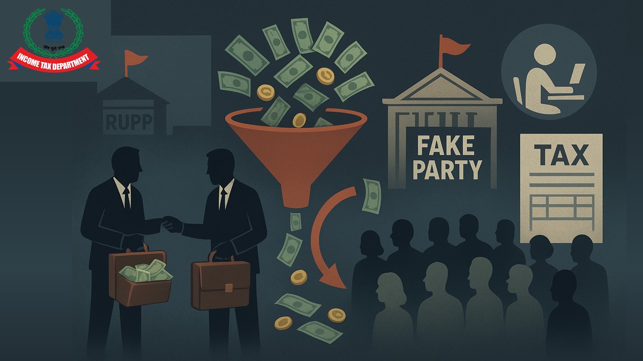 Breaking: Income Tax Dept. Unearths Rs. 5,500 Crore Fake Political Donations Racket