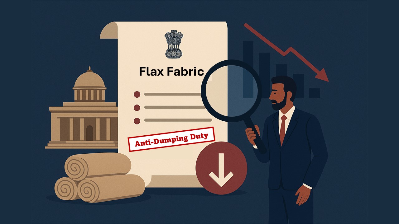 Government issues notification on continuation of Anti-Dumping Duty for Flax Fabric
