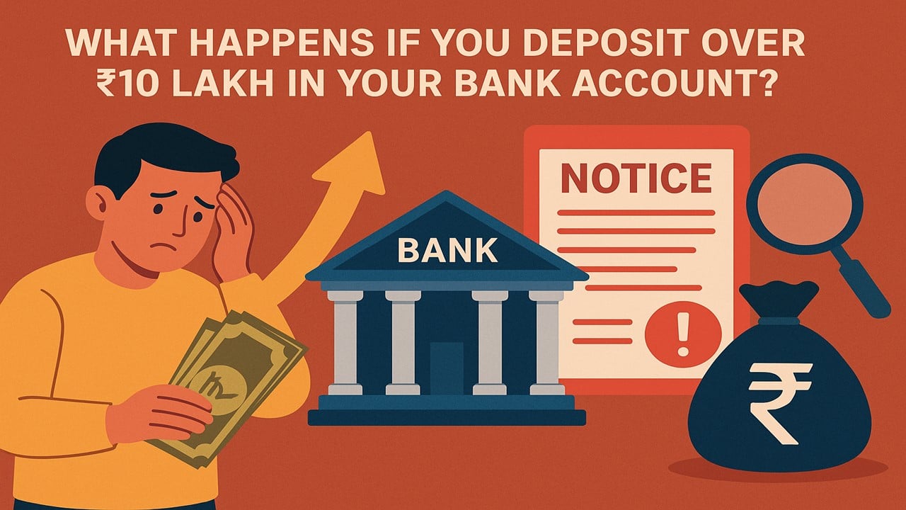 Red flags of bank Deposits that can invite Income Tax Notice