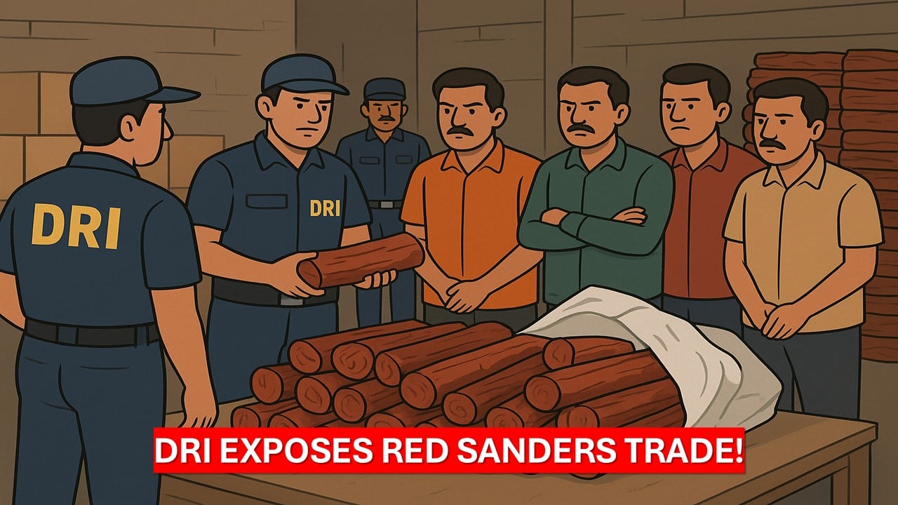 DRI Busts Rs 6.26 Crore Red Sanders Smuggling Racket, Four Arrested