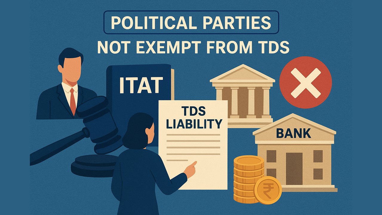 ITAT Rules Political Parties Not Exempt from TDS: Vijaya Bank Case Remanded for Fresh Review