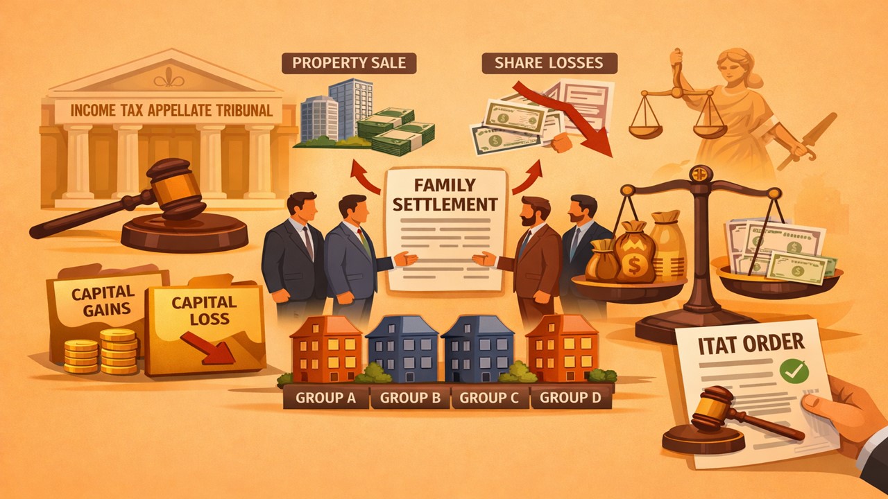 ITAT Upholds Capital Gains and Loss Claims in Family Settlement Restructuring