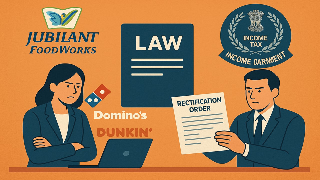 Jubilant FoodWorks Receives Rectification Order from Income Tax Department; Files Appeal Against Tax Demand