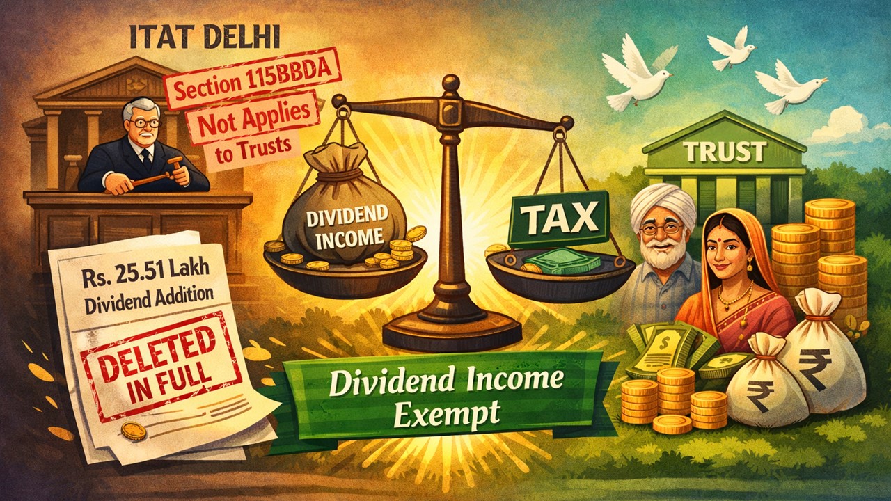 Section 115BBDA Not Applicable to Trust's Dividend Income: ITAT Rules